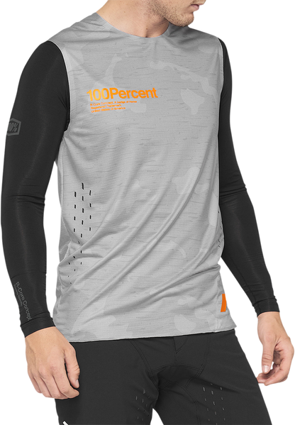 Вело джърси 100% R-CORE CONCEPT GRAY/BLACK