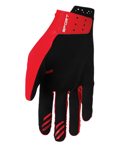 Мотокрос ръкавици THOR SPORTMODE ICONIC RED