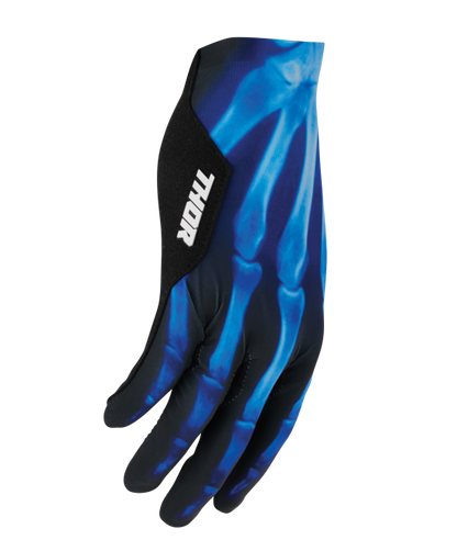 Мотокрос ръкавици THOR SPORTMODE X-RAY BLACK/BLUE