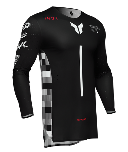 Мотокрос джърси THOR SPORTMODE RIOT BLACK/RED