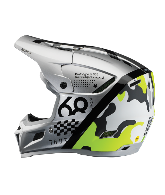Мотокрос каска THOR REFLEX SPORT RIOT GRAY/ACID MIPS