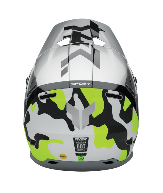 Мотокрос каска THOR REFLEX SPORT RIOT GRAY/ACID MIPS