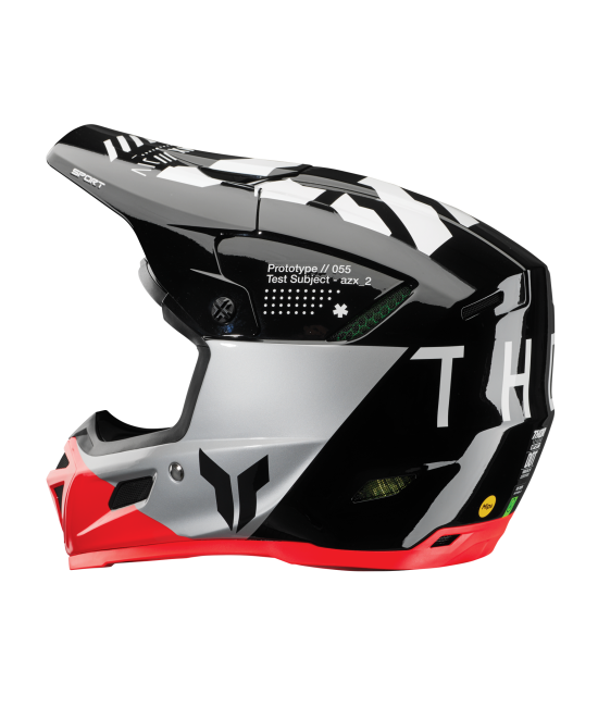 Мотокрос каска THOR REFLEX SPORT STRIKE BLACK/RED MIPS