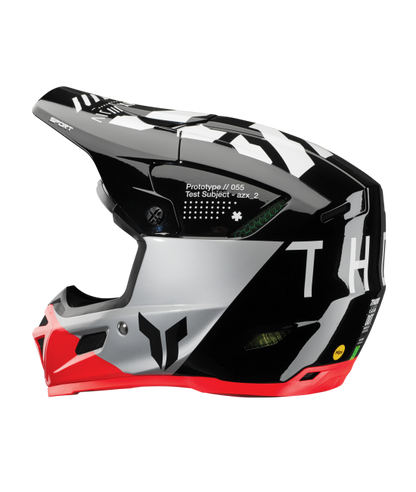 Мотокрос каска THOR REFLEX SPORT STRIKE BLACK/RED MIPS