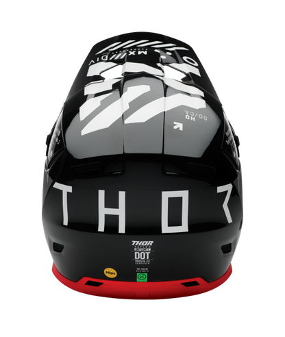 Мотокрос каска THOR REFLEX SPORT STRIKE BLACK/RED MIPS