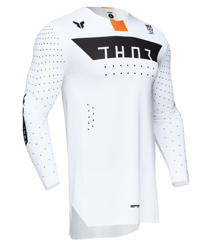 Мотокрос джърси THOR SPORTMODE ROUGE WHITE/ORANGE