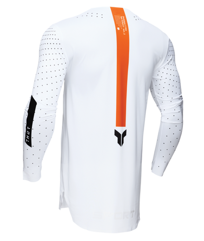 Мотокрос джърси THOR SPORTMODE ROUGE WHITE/ORANGE