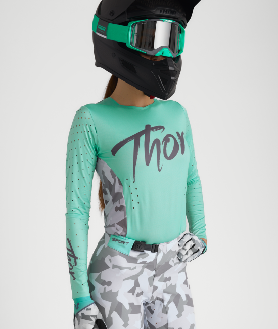 Дамско джърси THOR SPORTMODE SHADOW TEAL