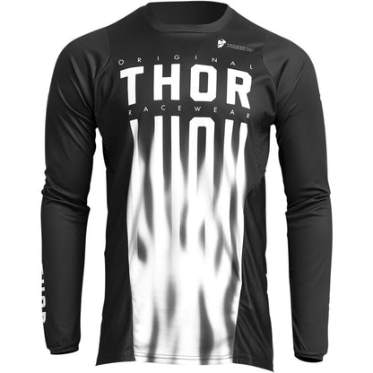Мотокрос джърси THOR PULSE VAPOR BLACK/WHITE