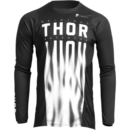 Мотокрос джърси THOR PULSE VAPOR BLACK/WHITE