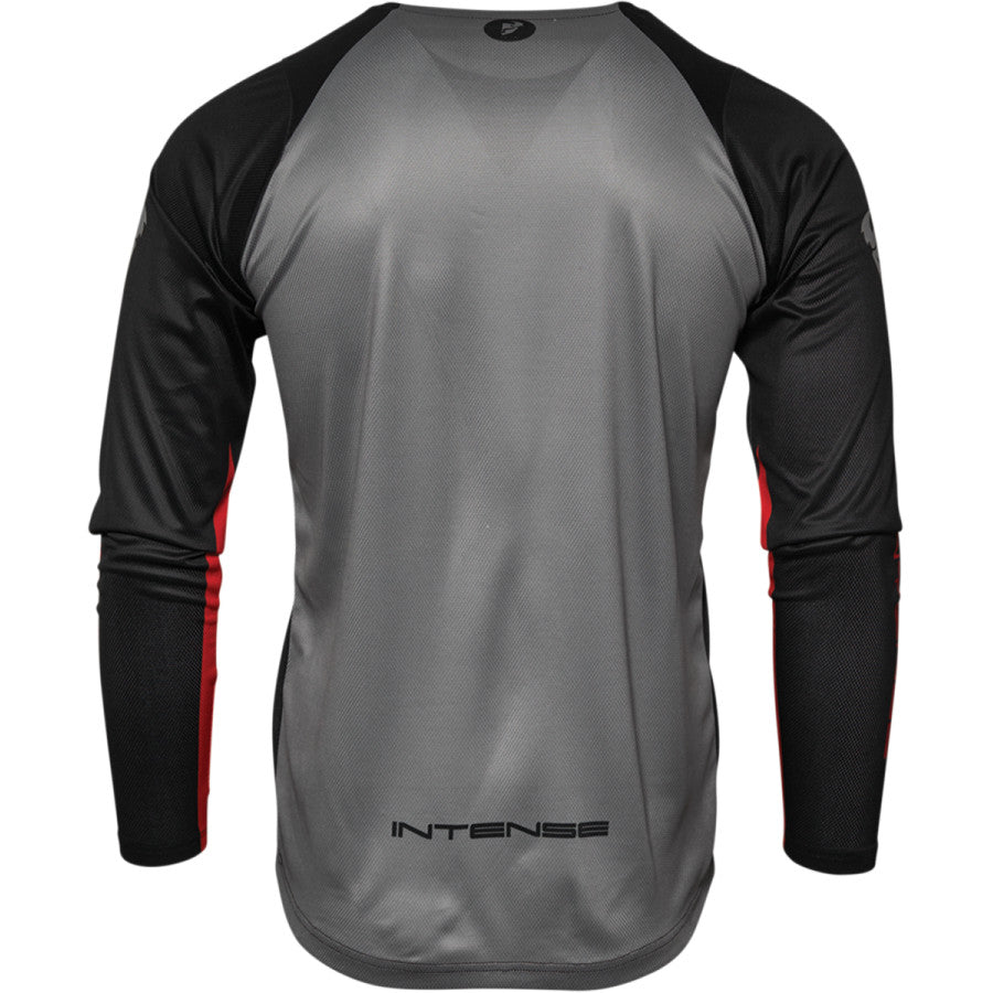 Вело джърси THOR INTENSE ASSIST BLACK/GRAY LONG SLEEVE