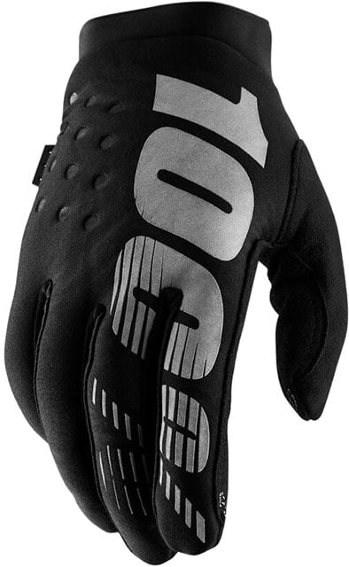 Мотокрос ръкавици 100% BRISKER BLACK/GREY