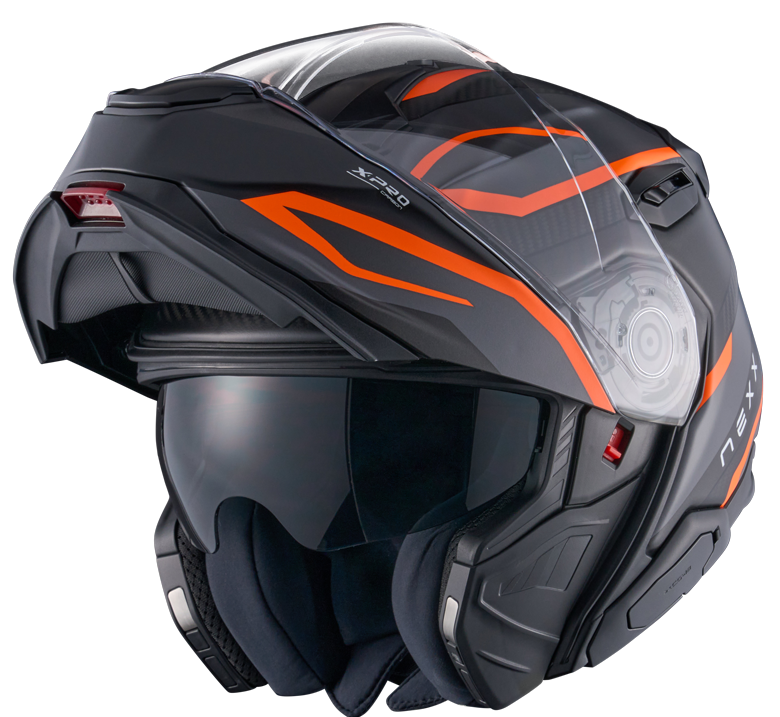 Каска NEXX X.LIFETOUR FLIP UP PRO MILE ORANGE GRAY