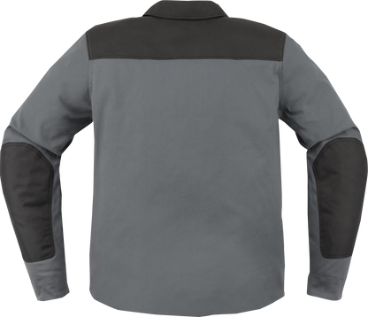 Текстилно мото яке ICON UPSTE CANVAS CE GREY
