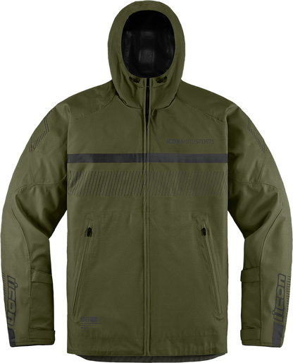 Текстилно мото яке ICON PDX3 CE - OLIVE