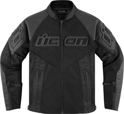 Мото яке ICON MESH AF LEATHER CE BLACK