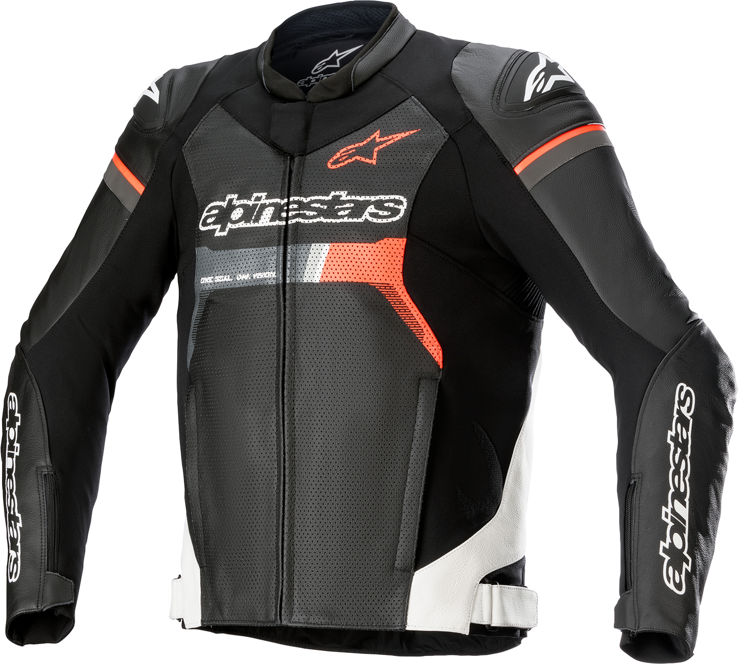 Кожено мото яке ALPINESTARS GP Force Airflow BWR