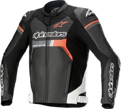 Кожено мото яке ALPINESTARS GP Force Airflow BWR