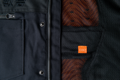Текстилно мото яке ICON Upstate Canvas National BLACK