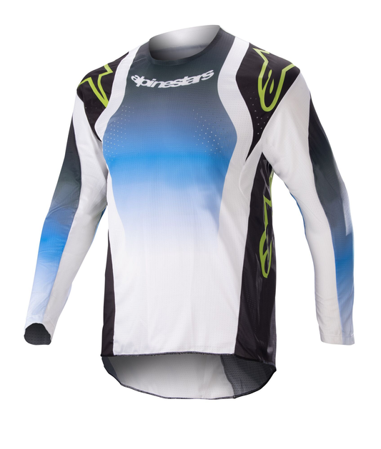 Детско мотокрос джърси ALPINESTARS RAC-PUSH BLUE/WHITE