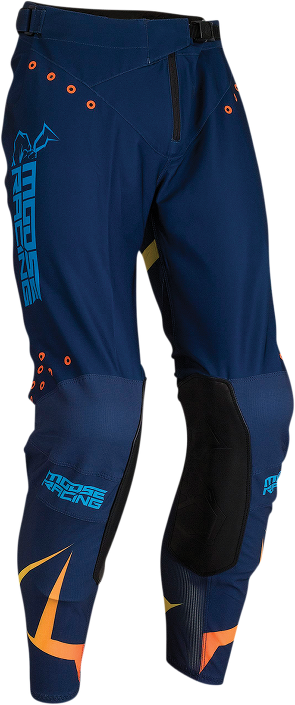 Мотокрос брич MOOSE RACING AGROID DARK BLUE/ORANGE