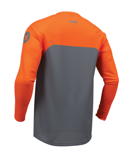 Мотокрос джърси THOR RIDEMODE MENACE ORANGE/CHAR