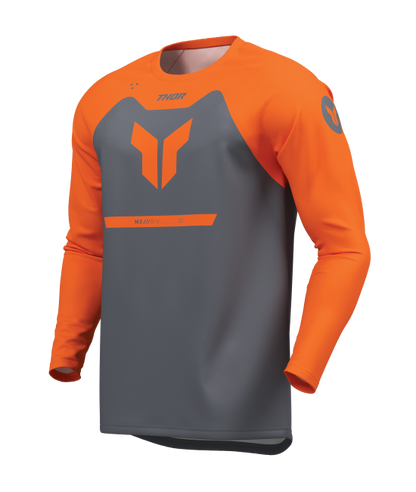 Мотокрос джърси THOR RIDEMODE MENACE ORANGE/CHAR