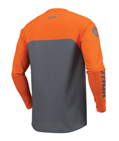 Мотокрос джърси THOR RIDEMODE MENACE ORANGE/CHAR