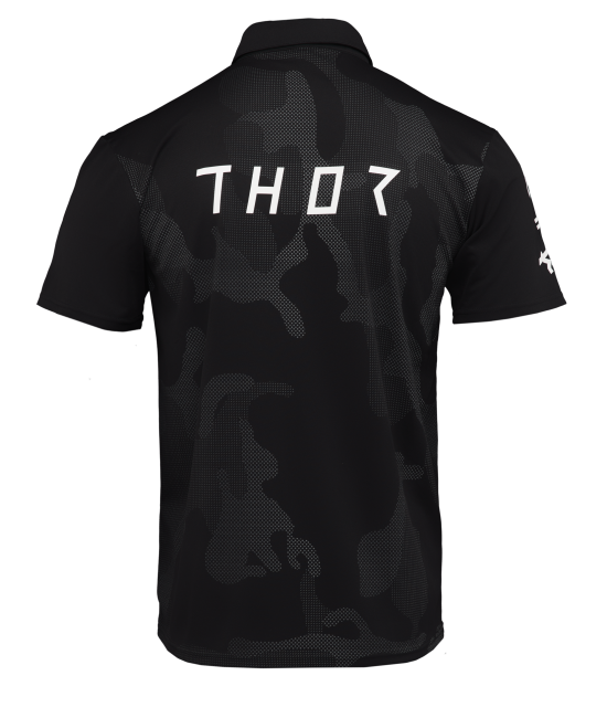 Мото тениска THOR POLO CORPO BLACK