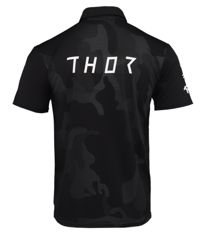 Мото тениска THOR POLO CORPO BLACK