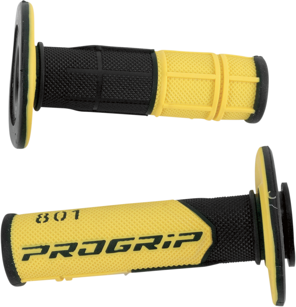 Мотокрос ръкохватки PROGRIP 801 Hybrid Duo-Density BLACK/YELLOW