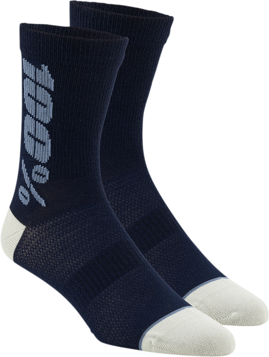 Вело / MTB чорапи 100% RYTHYM MERINO NAVY