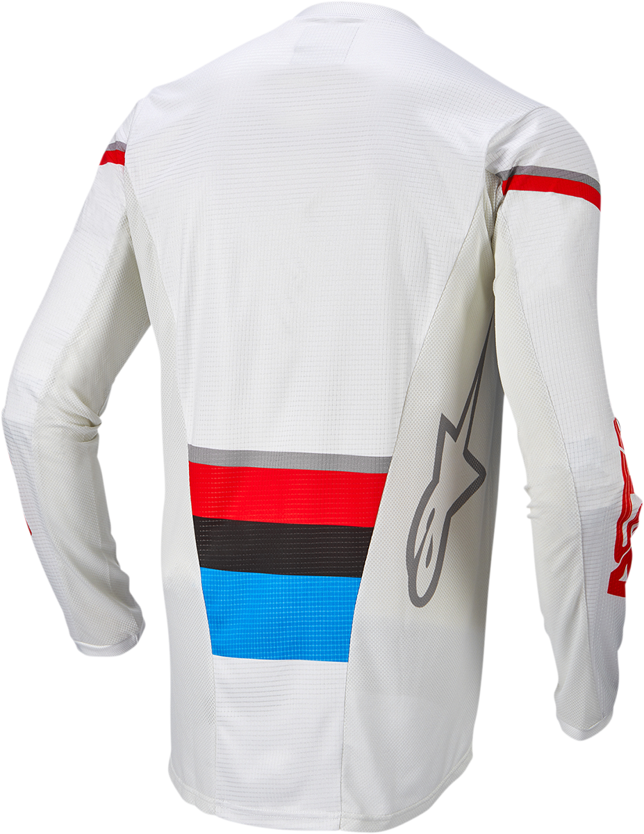 Мотокрос джърси ALPINESTARS Techstar Quadro WHITE/BLUE/RED