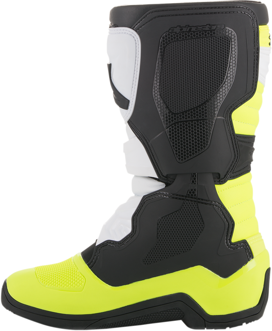 Детски мотокрос ботуши Alpinestars TECH 3S BLACK/WHITE/FLOYELLOW