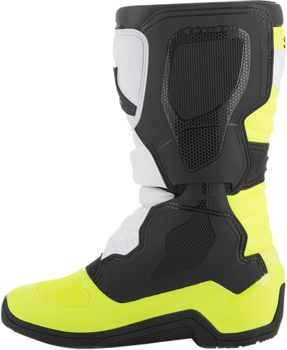 Детски мотокрос ботуши Alpinestars TECH 3S BLACK/WHITE/FLOYELLOW