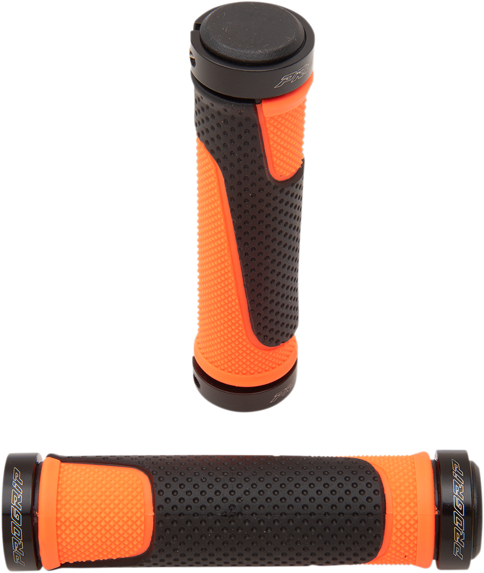 Ръкохватки PROGRIP807 Double Density Open End LOCKING BLACK/ORANGE