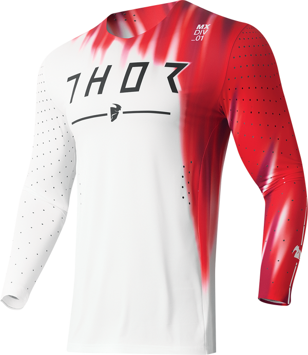 Мотокрос джърси THOR PRIME FREEZE WHITE RED