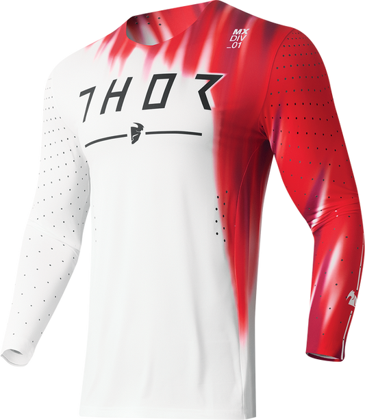 Мотокрос джърси THOR PRIME FREEZE WHITE RED