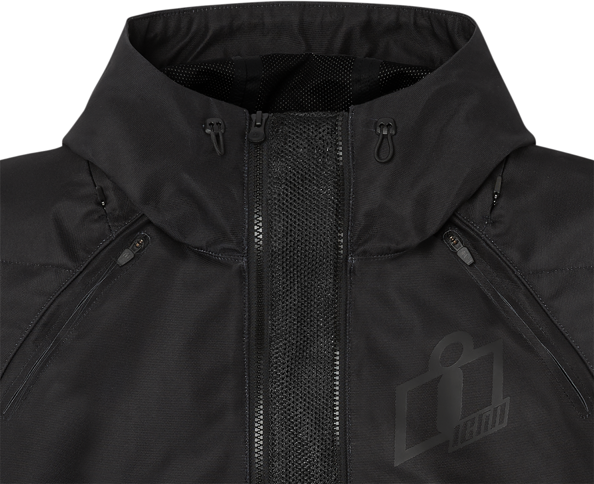 Дамско текстилно мото яке ICON AIRFORM CE BK