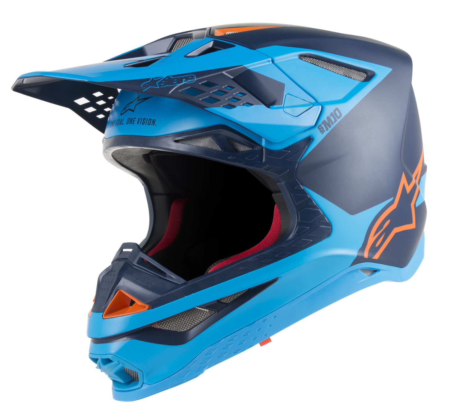 Мотокрос каска ALPINESTARS SM10 Meta MX BLACK/ORANGE