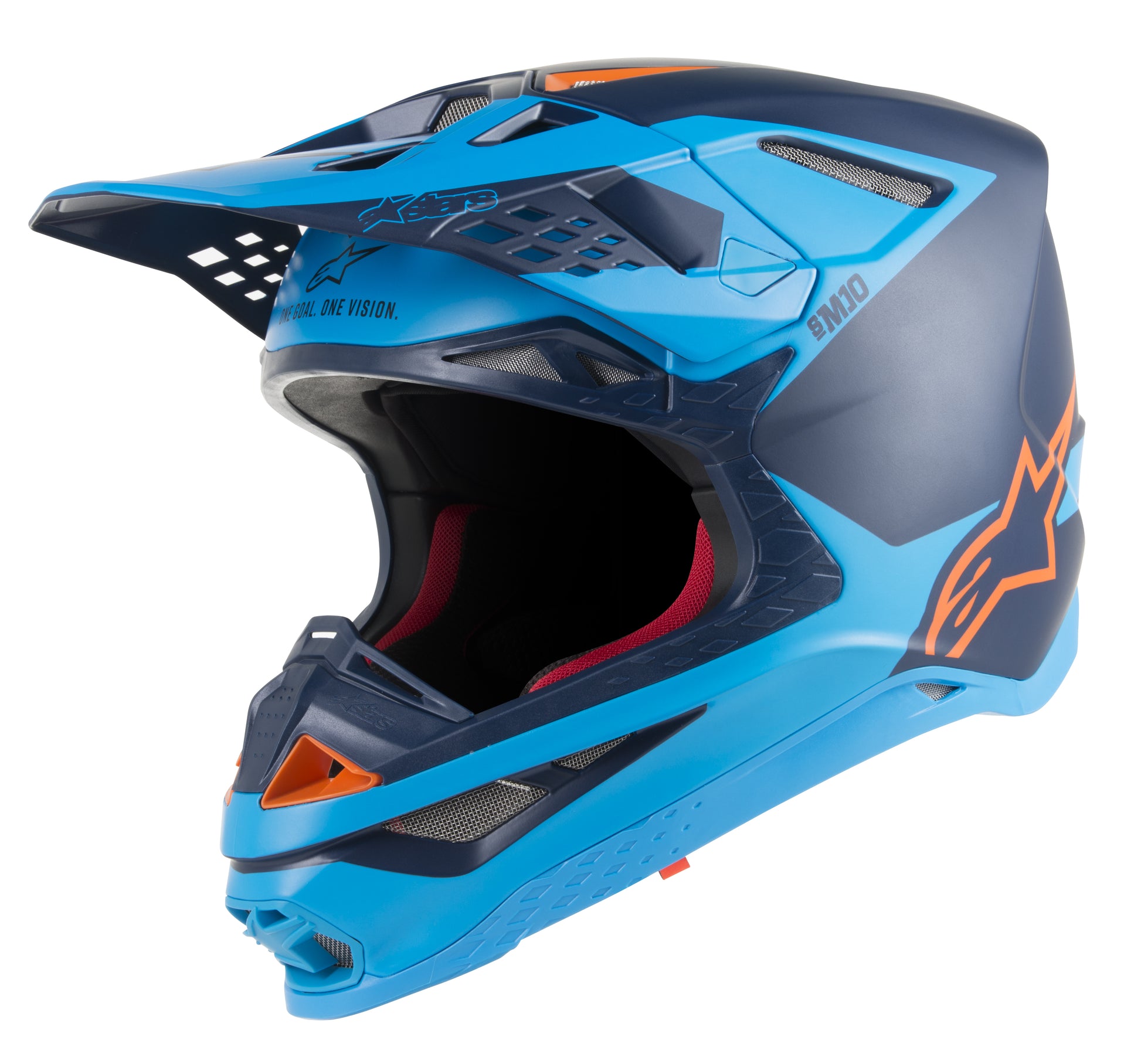 Мотокрос каска ALPINESTARS SM10 Meta MX BLACK/ORANGE