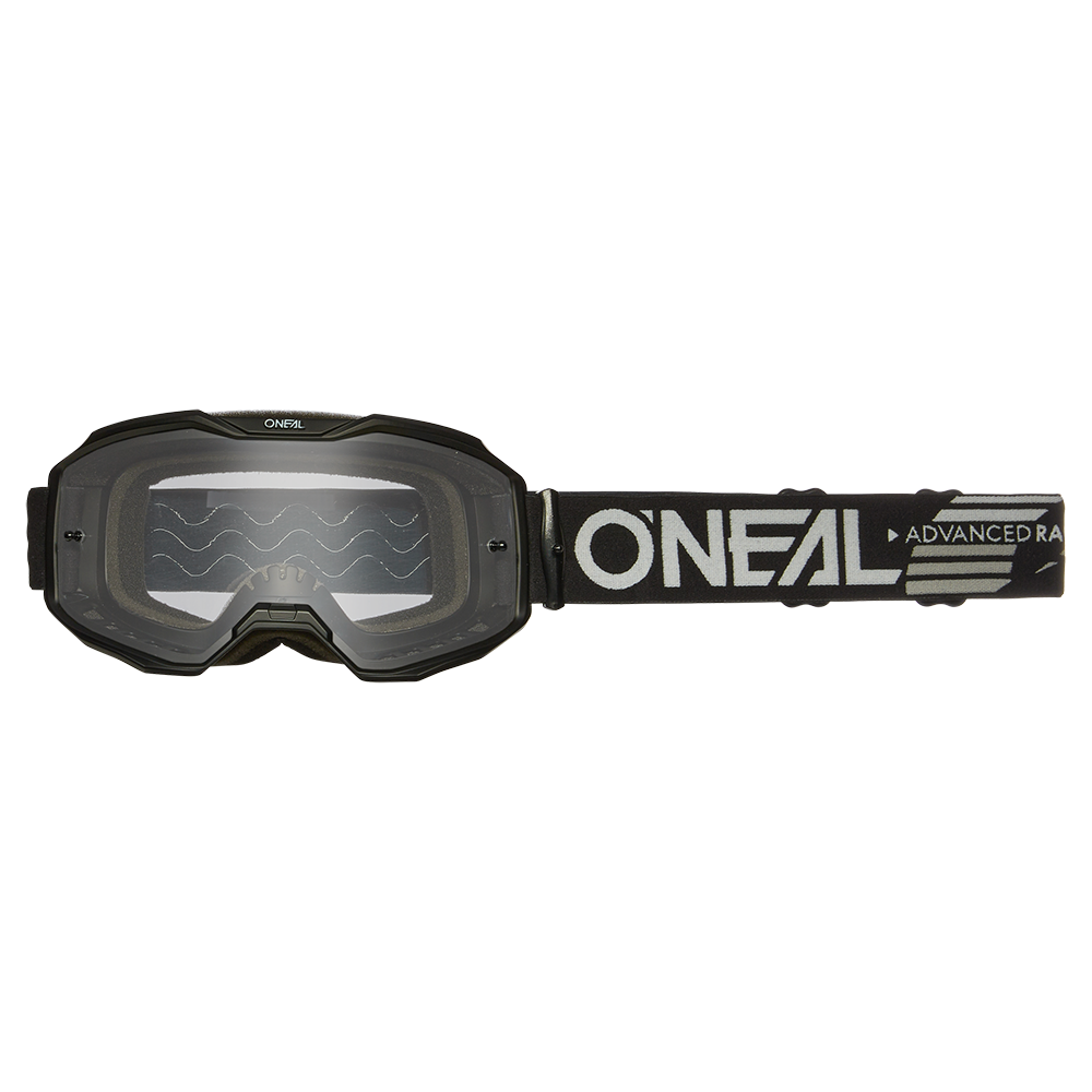 Мотокрос очила O'NEAL B-10 SOLID BLACK - CLEAR V.24
