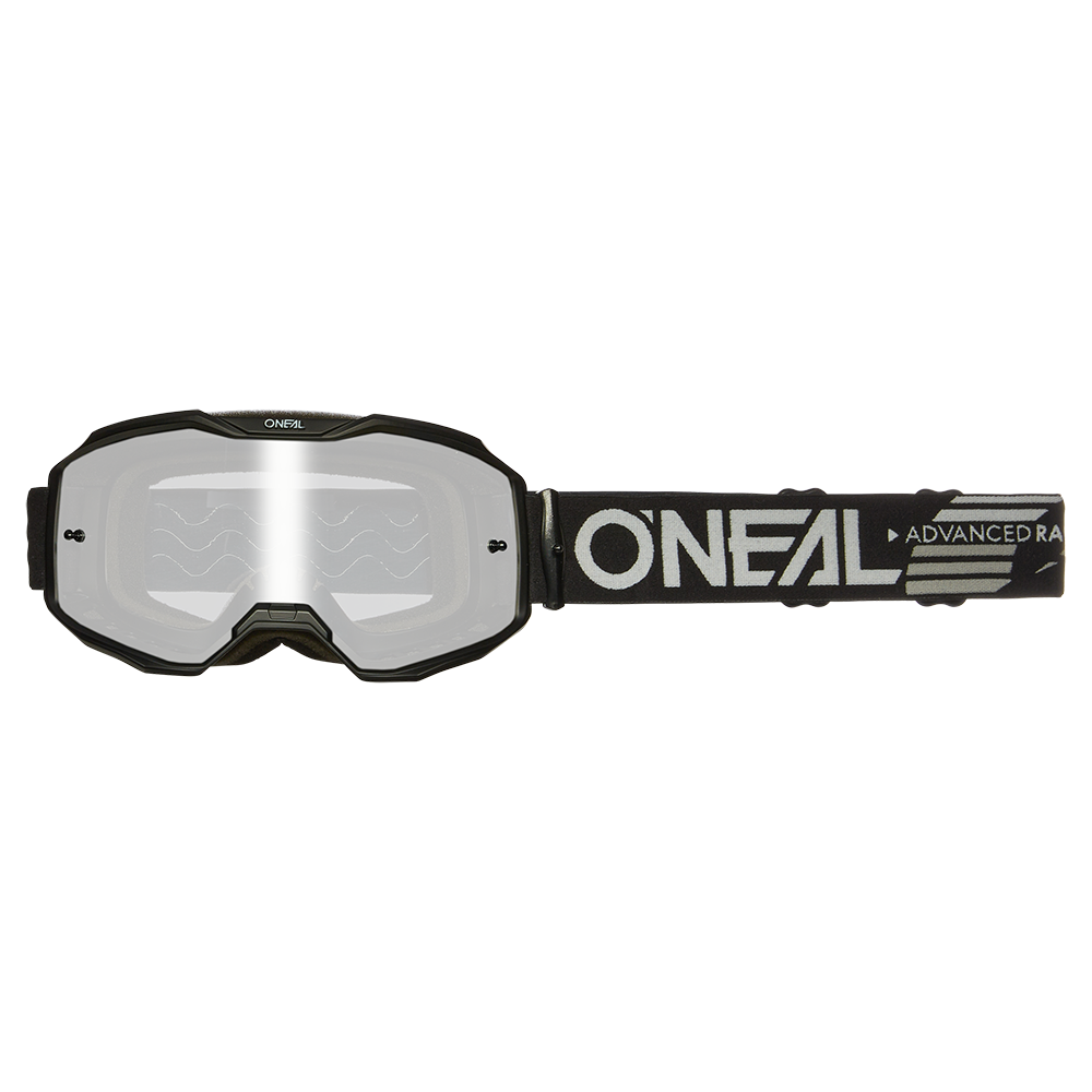 Мотокрос очила O'NEAL B-10 SOLID BLACK - SILVER MIRROR V.24