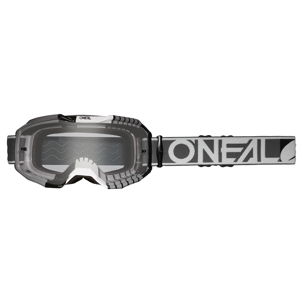Мотокрос очила O'NEAL B-10 DUPLEX GRAY/WHITE/BLACK - CLEAR V.24