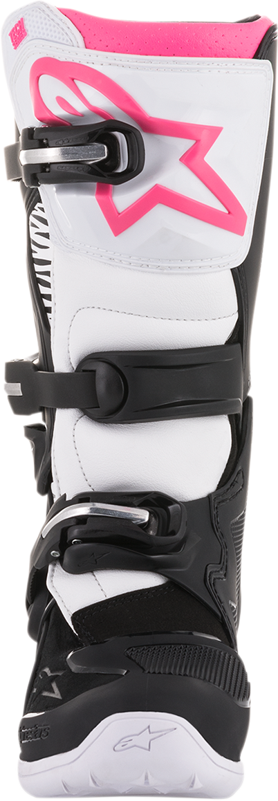 Дамски мотокрос ботуши ALPINESTARS Stella Tech 3 BLACK/WHITE/PINK