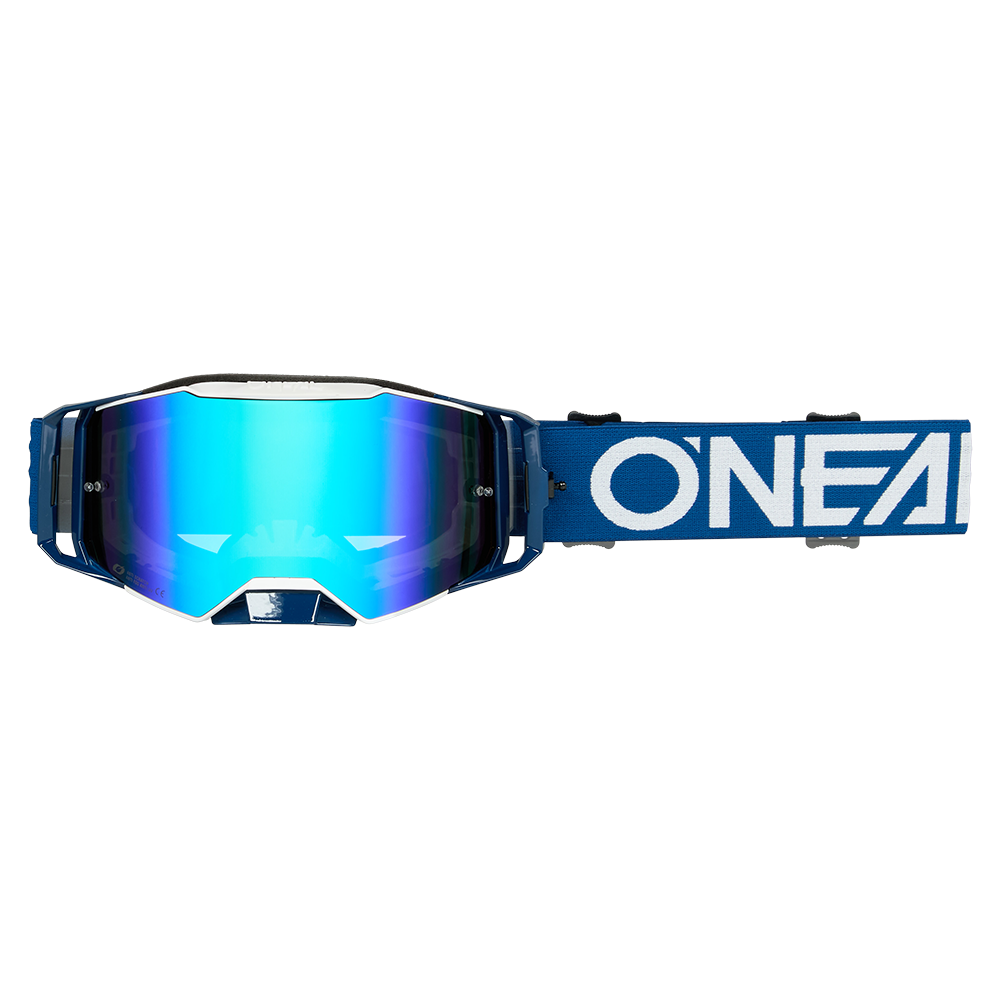 Мотокрос очила O'NEAL B-55 CRAM BLUE/WHITE - RADIUM BLUE