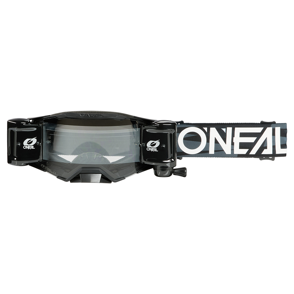 Мотокрос очила O`NEAL B-33 ROLL OFF ICTUS BLACK/WHITE - CLEAR
