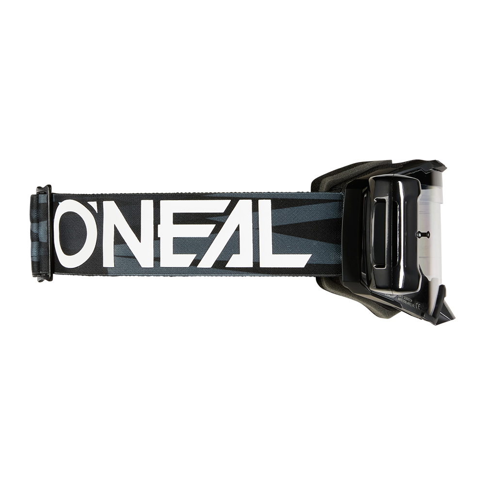 Мотокрос очила O`NEAL B-33 ROLL OFF ICTUS BLACK/WHITE - CLEAR