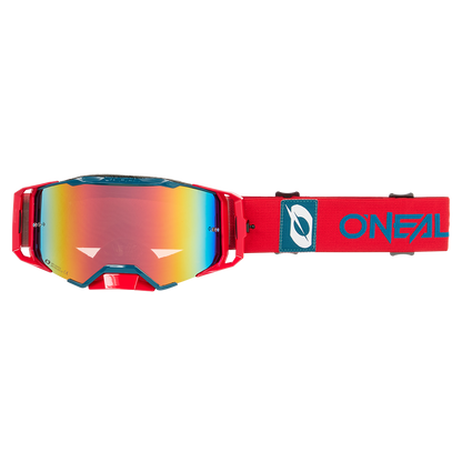 Мотокрос очила O'NEAL B-33 BOLD RED/BLUE - RADIUM RED