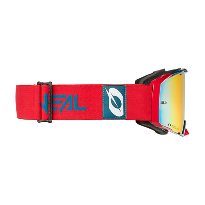 Мотокрос очила O'NEAL B-33 BOLD RED/BLUE - RADIUM RED